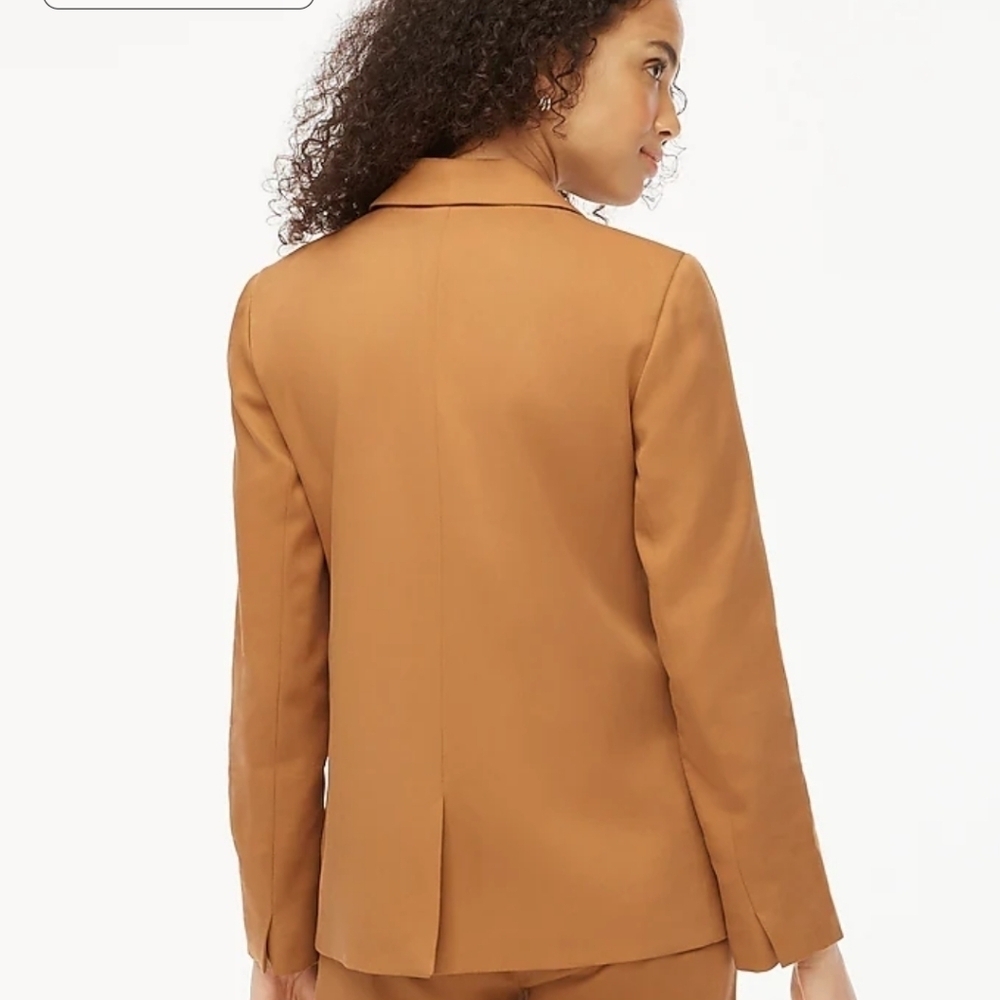 New JCREW Twill Double Breasted Blazer Size 4 - Picture 3 of 13